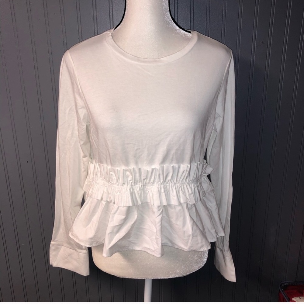 Women’s Zara Peplum Tee Large